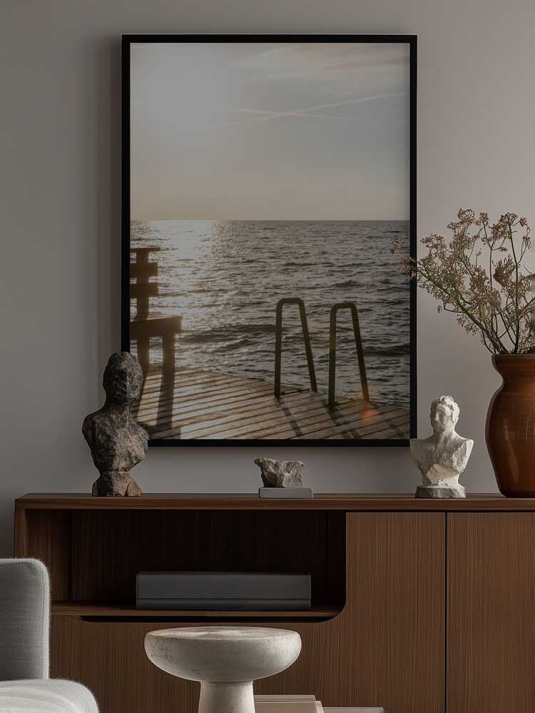 Summer Morning Swim Poster