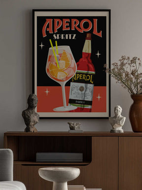 Aperol Spritz_Black Poster