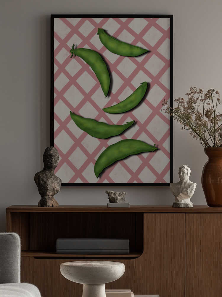 Sugar snap peas Poster