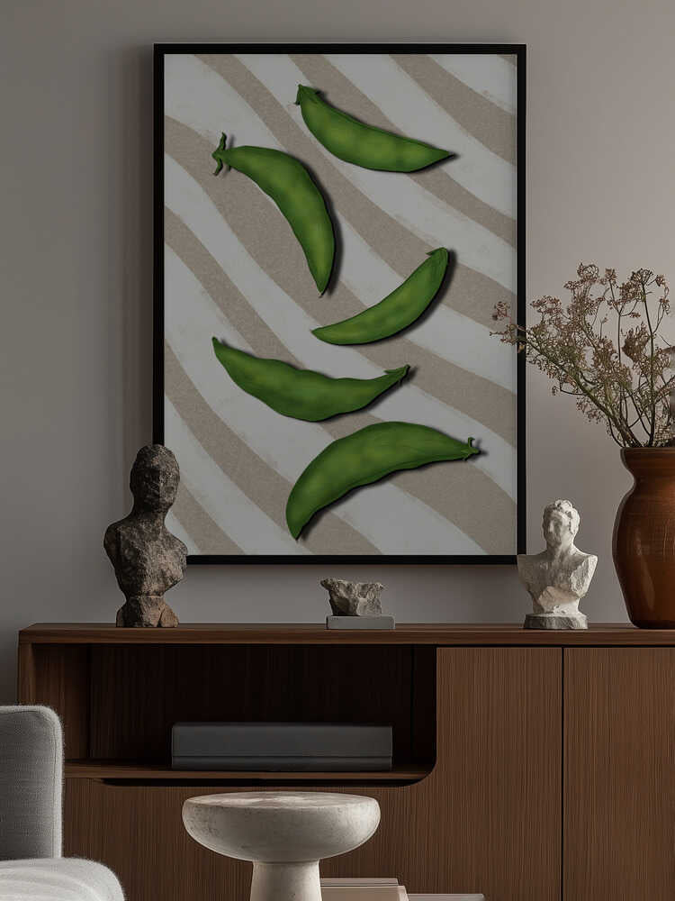 Sugar snap peas Poster