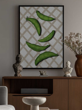 Sugar snap peas Poster