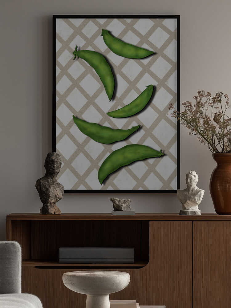 Sugar snap peas Poster