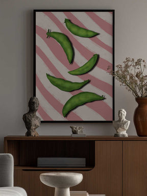 Sugar snap peas Poster