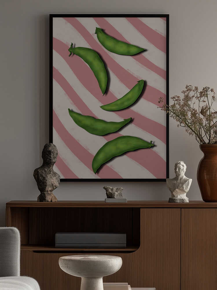 Sugar snap peas Poster