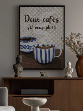 Two coffees please Poster
