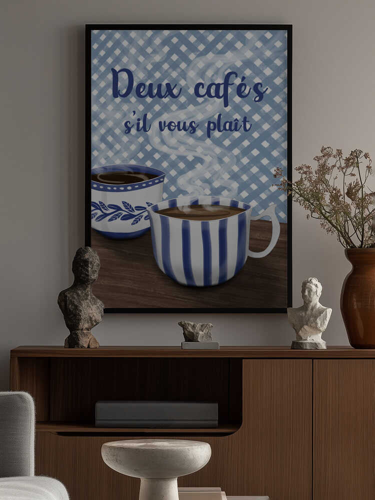 Two coffees please Poster