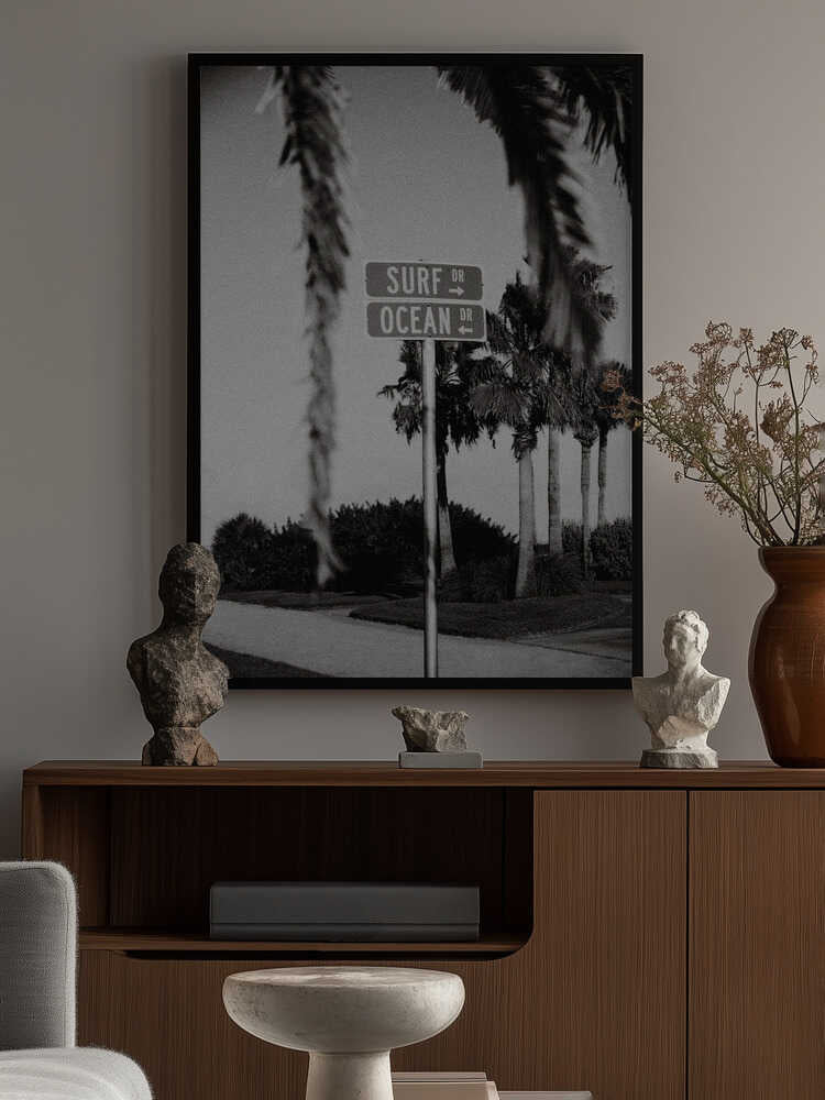 Surf Drive + Ocean Drive Poster