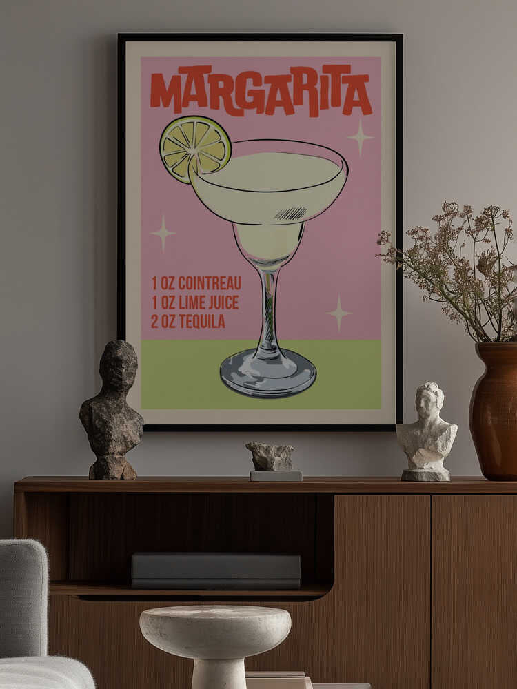 Margarita Cocktail Poster