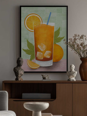 Orange drink Poster