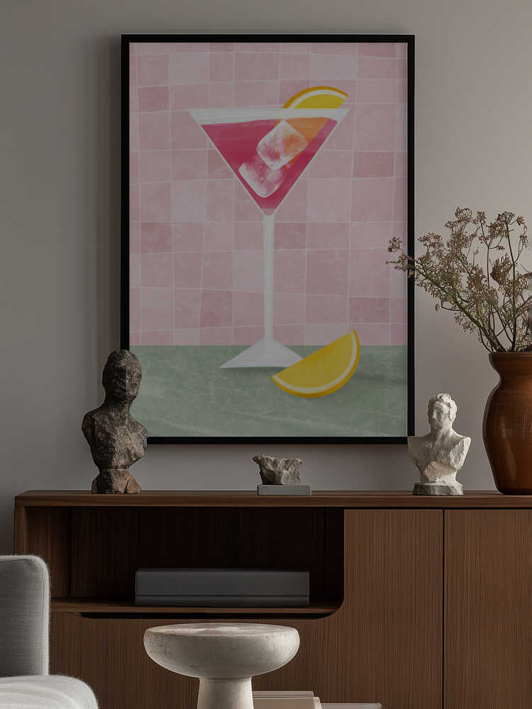 Pink coctail Poster