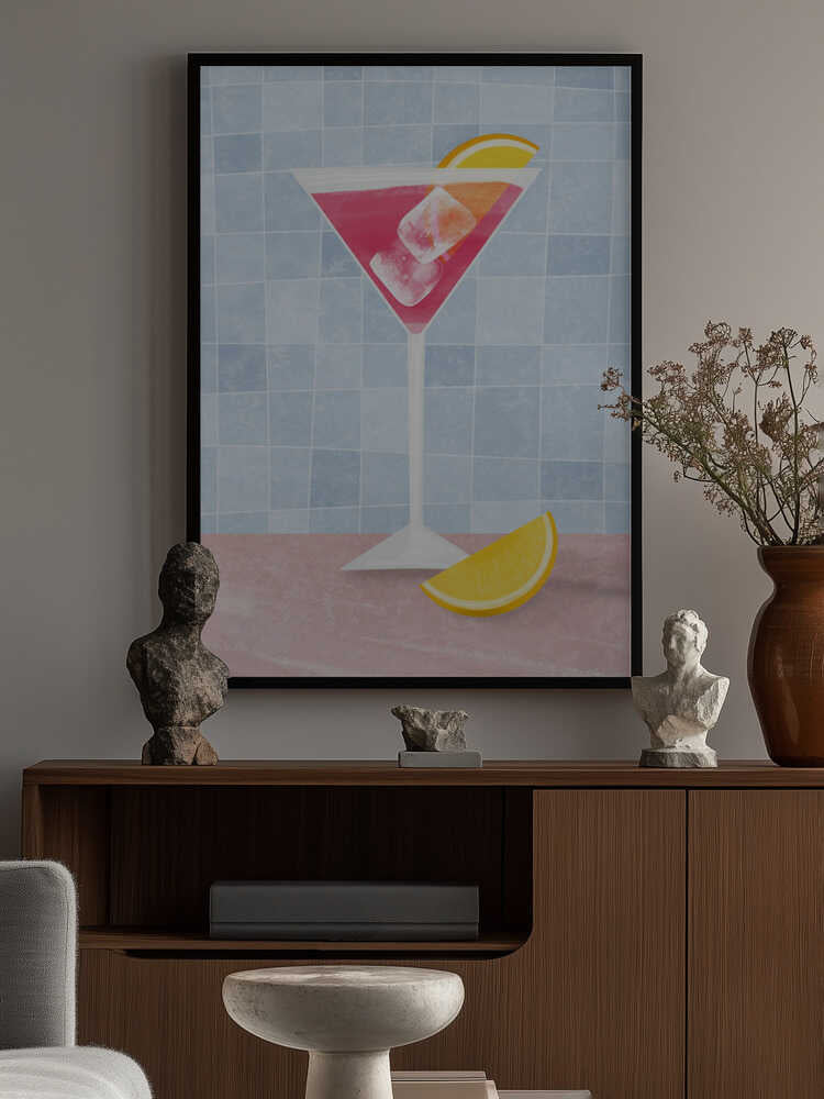 Pink coctail Poster