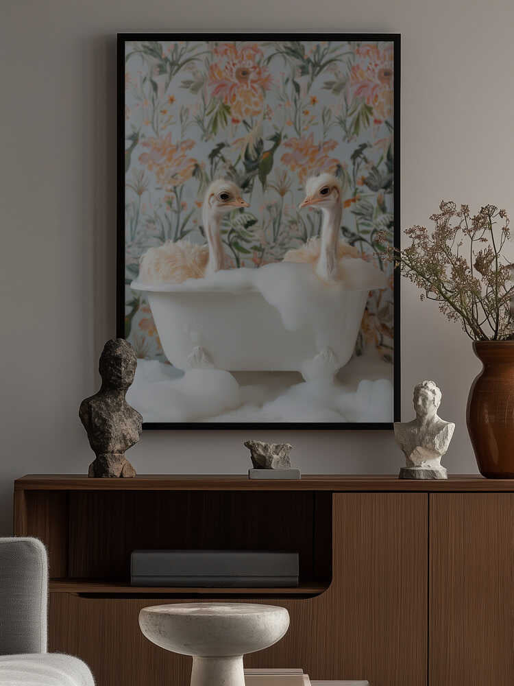 Feathered Fun Poster