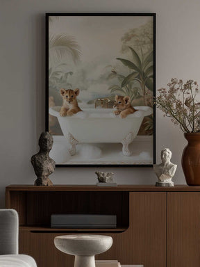 Jungle Lion Soak Poster