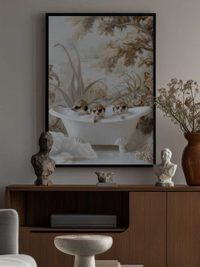 Meerkat Bath Trio Poster