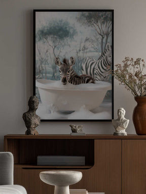 Striped Bubble Joy Poster