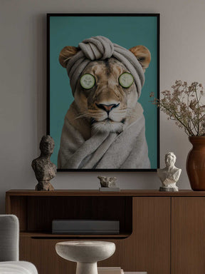 Luxury Lioness Poster