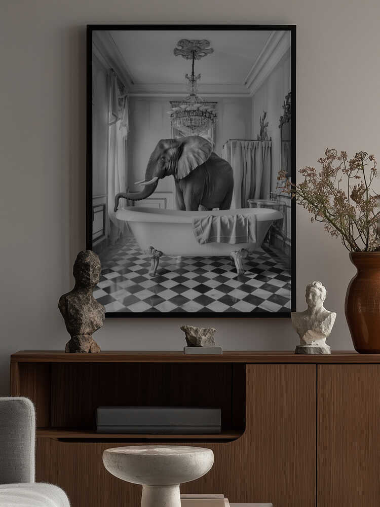 A Bathroom Occupied Poster