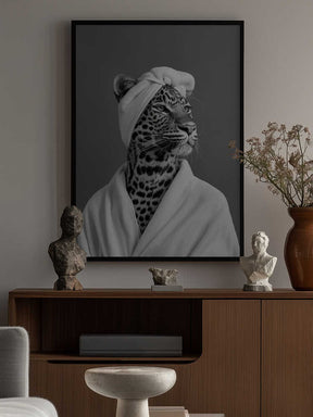 Lady Leopard Spa Day Poster
