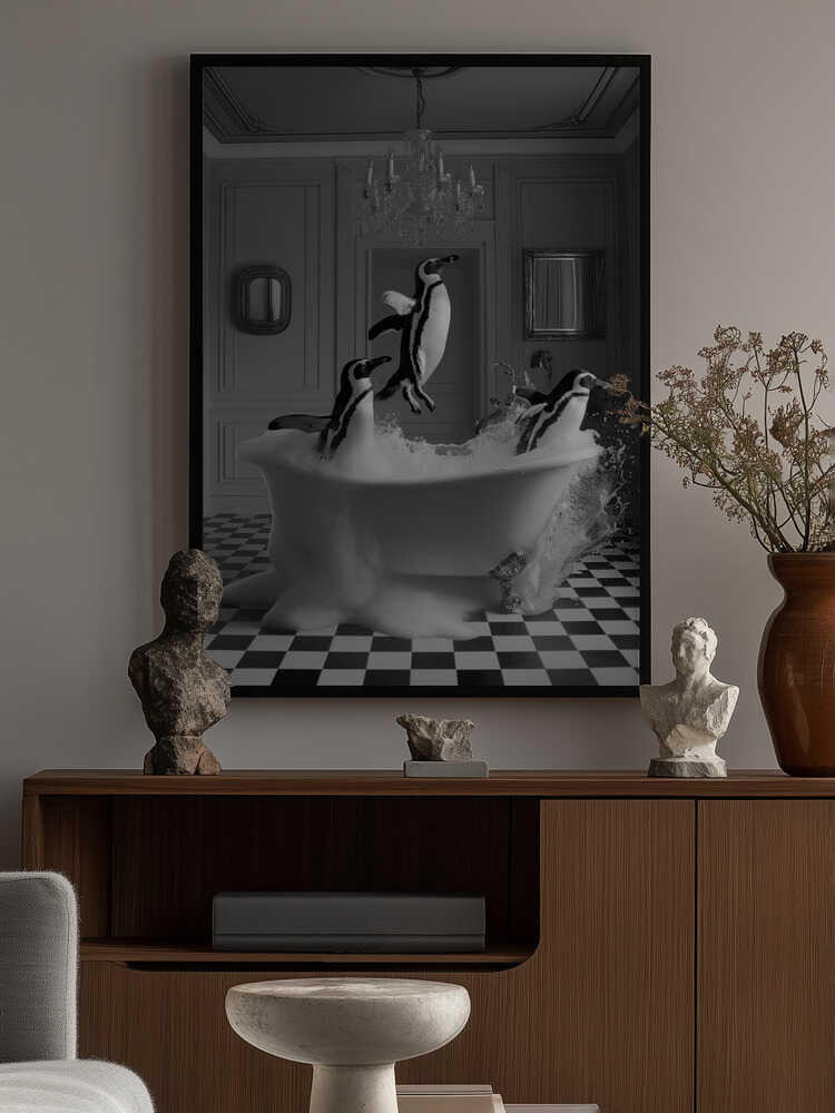 Penguin Party Poster