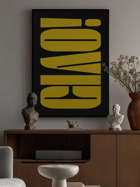 Abstract Typography Artwork Poster