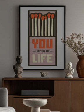 Vintage Matchbox Design Poster