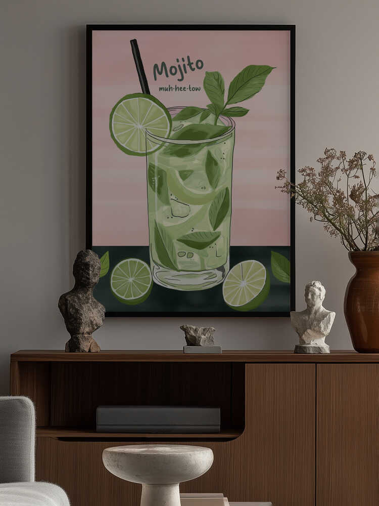 Lime Mint Refresh Poster