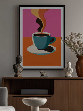 A3 Coffee Steam Pink Final 01 01.png Poster