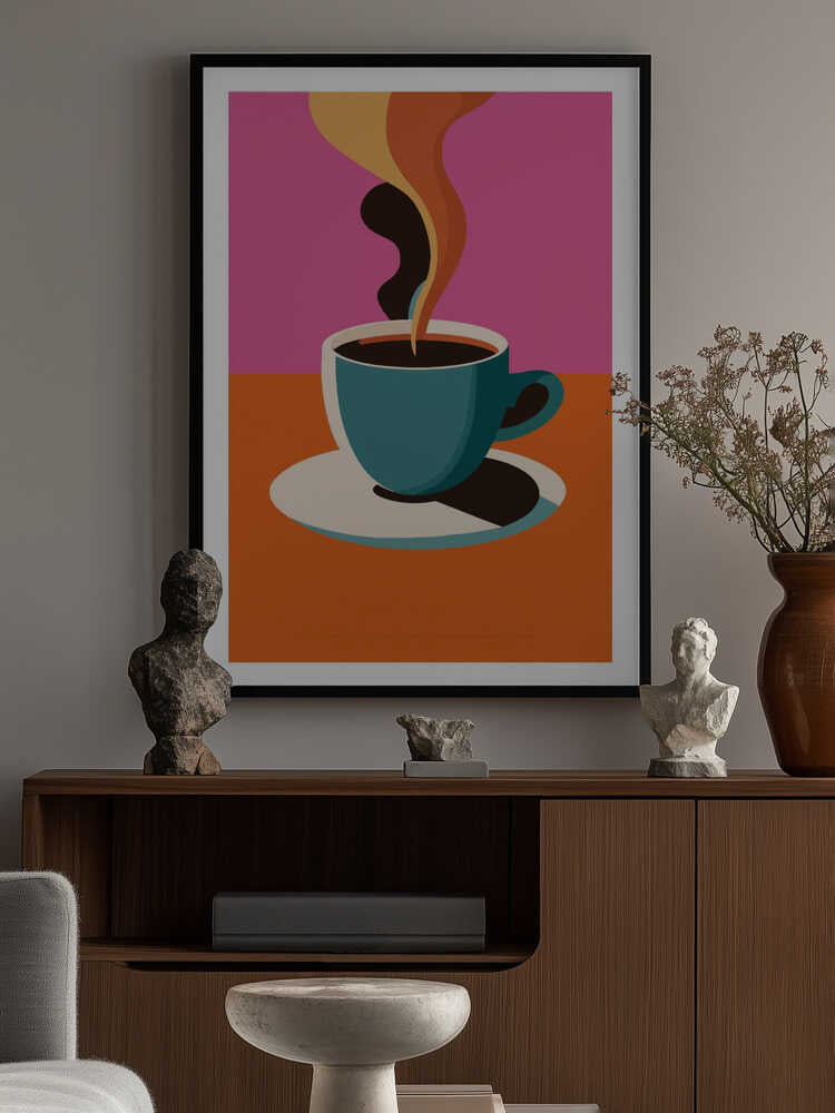 A3 Coffee Steam Pink Final 01 01.png Poster