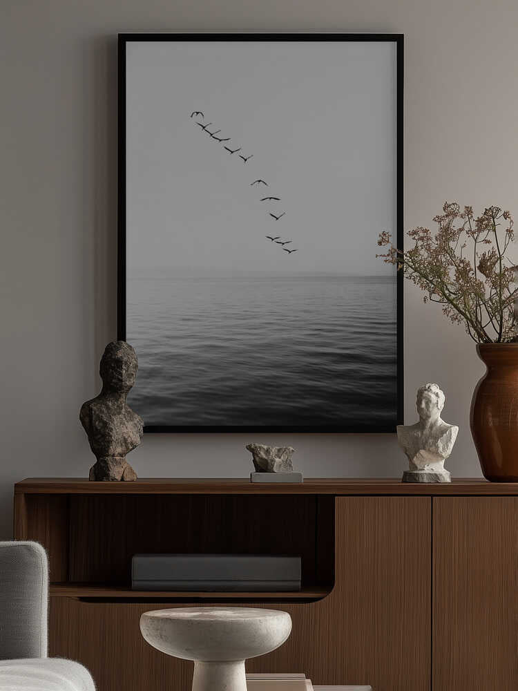 Flying Birds Poster