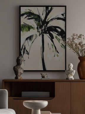 Abstract Palm Tree Poster