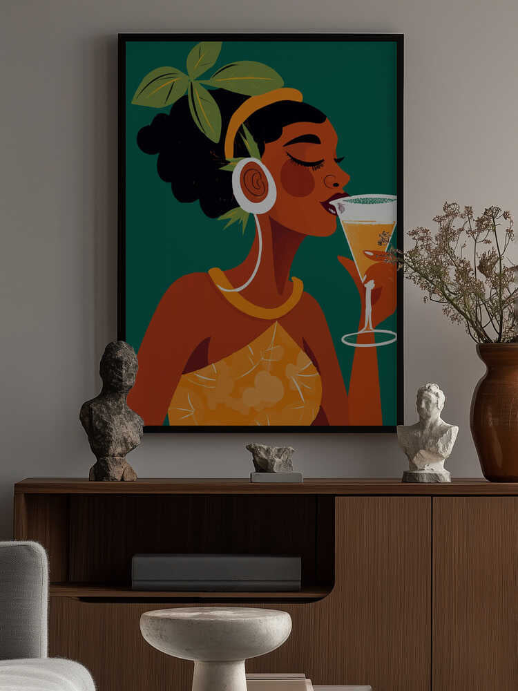 Drink In the Tropics Poster