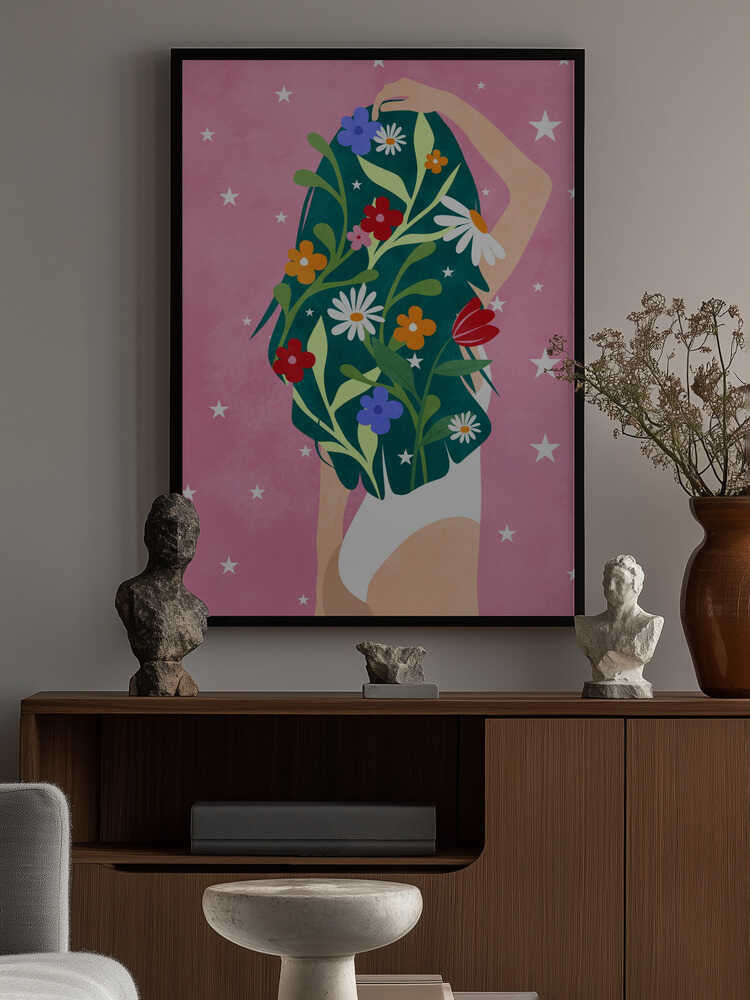 Floral Daydreams Poster