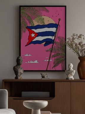 The Cuban Flag Poster