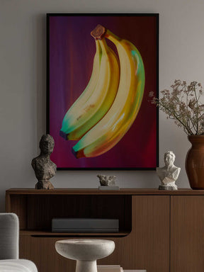 Neon Banana Fusion Poster