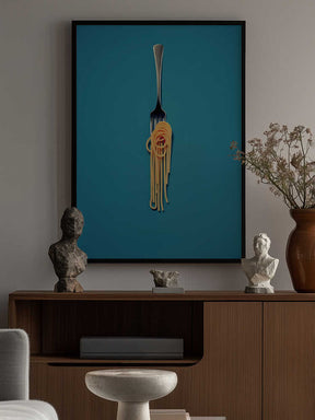 Pasta Swirl Symphony Poster