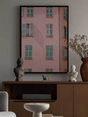 Pink Building Poster