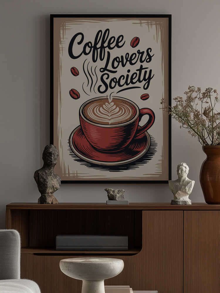 Steaming Cup Club Poster