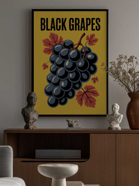 Grapes &amp; Leaves Poster