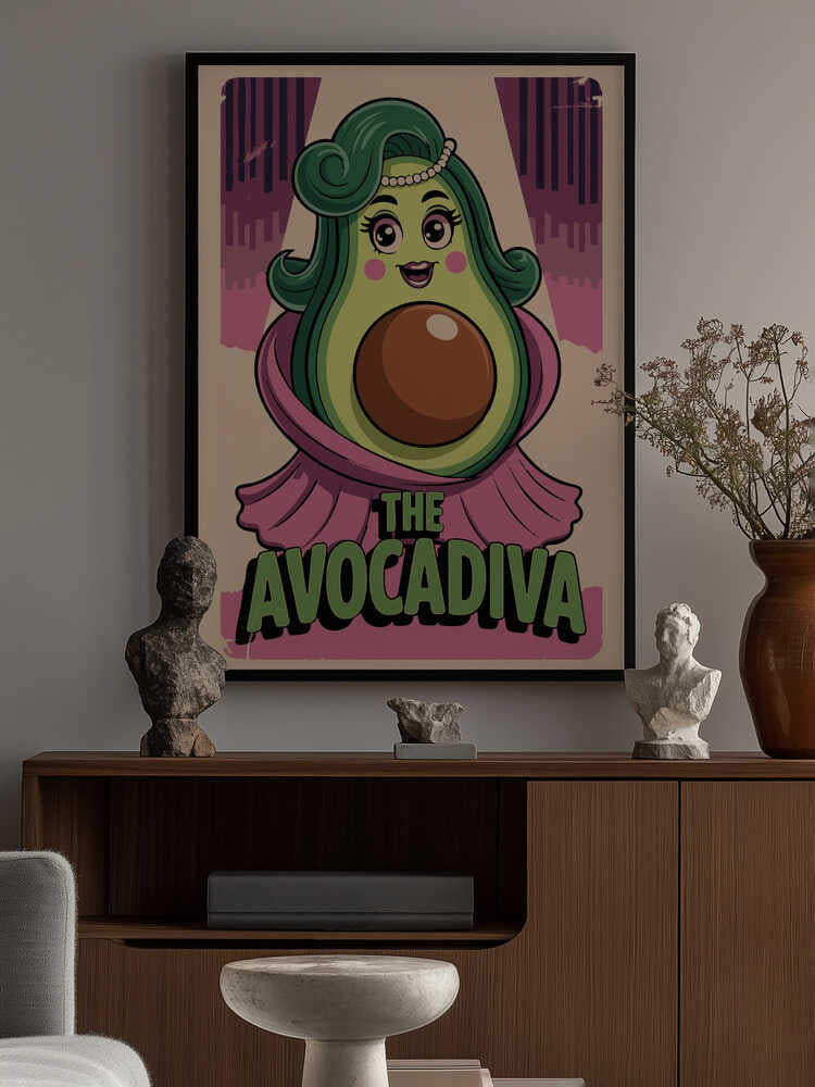Glamorous Avocado Poster