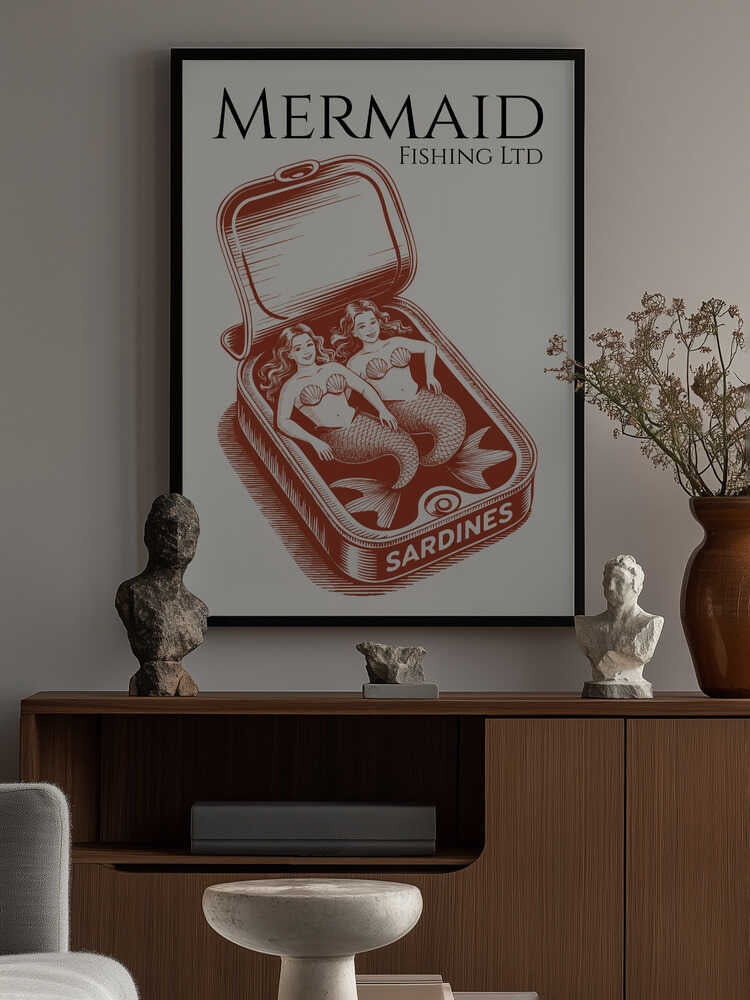 Mermaids in a Can Poster