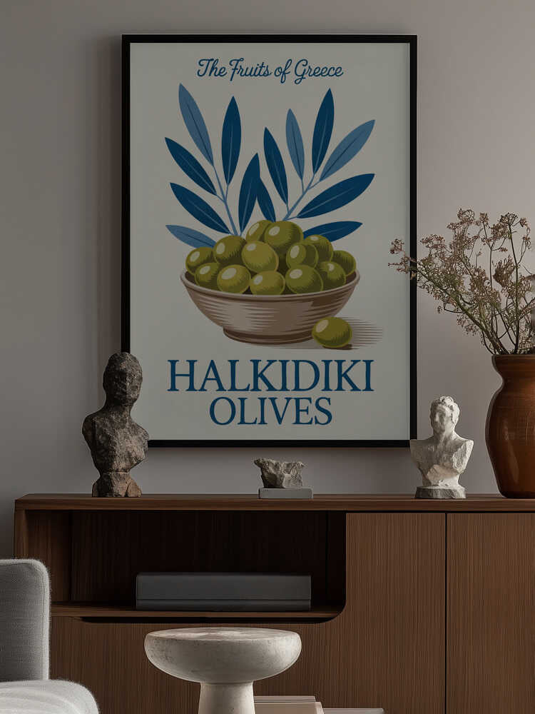 Halkidiki Olives Delight Poster
