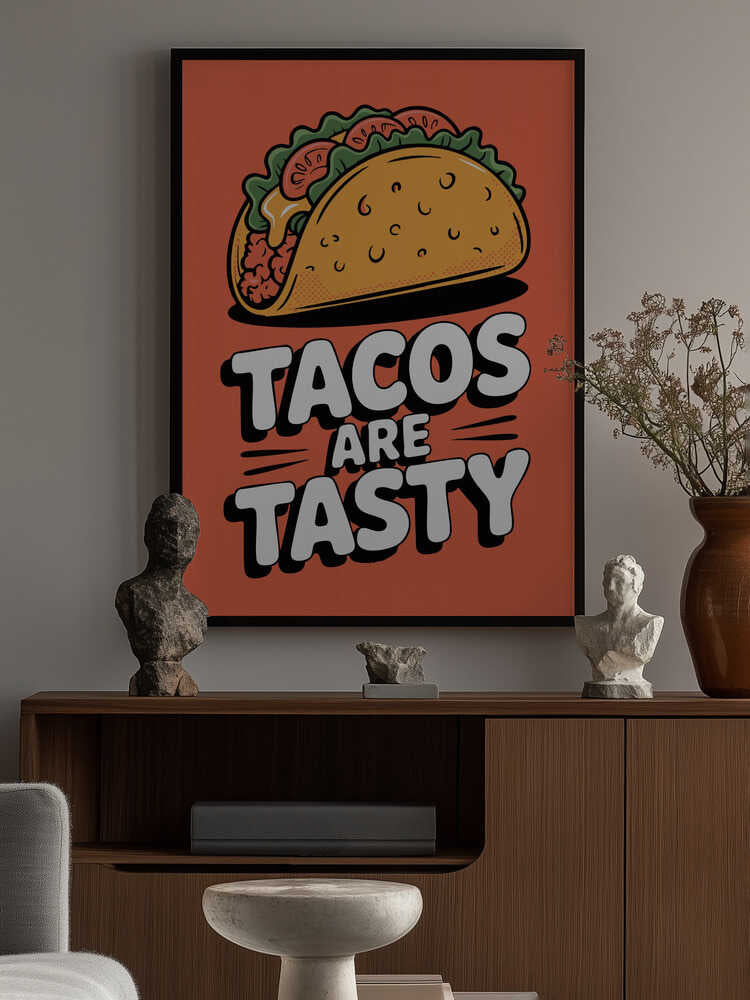 Tasty Taco Delight Poster