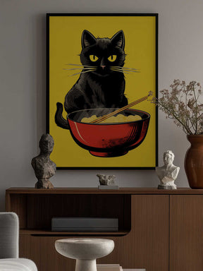 Noodle Cat No 1 Poster