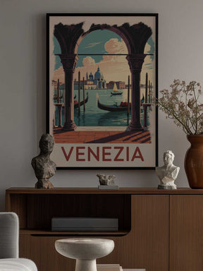 Venezia Vintage Travel Poster Poster