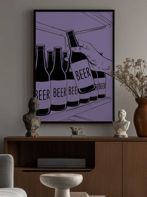Beer Shelf Poster