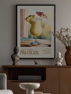 Classic Cocktails - Pina Colada Poster