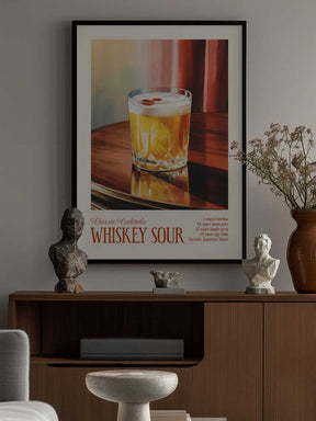 Classic Cocktails - Whiskey Sour Poster