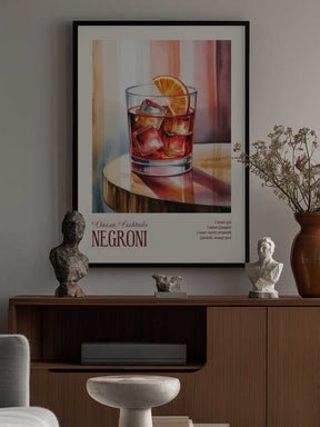Classic Cocktails - Negroni Poster