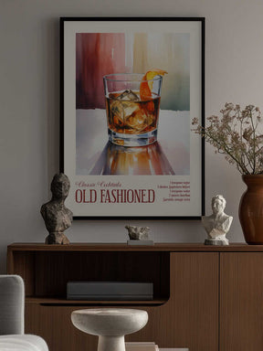 Classic Cocktails - Old Fashioned Poster