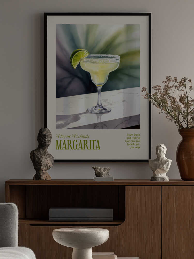 Classic Cocktails - Margarita Poster